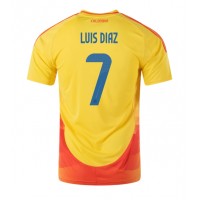 Colombia Luis Diaz #7 Hemmatröja Copa America 2024 Korta ärmar